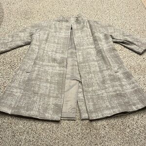 Eileen Fisher Gray Textured Jacket